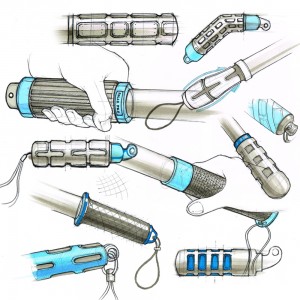 Power Pole Concept Design Sketches by ANDESIGN