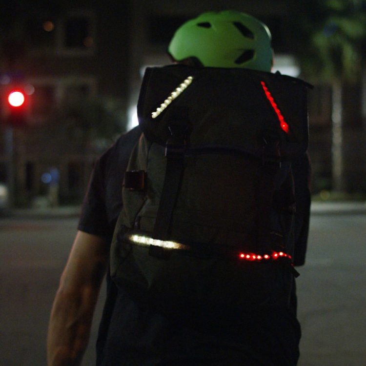 Lumenus backpack GPS wearable tech design by ANDESIGN