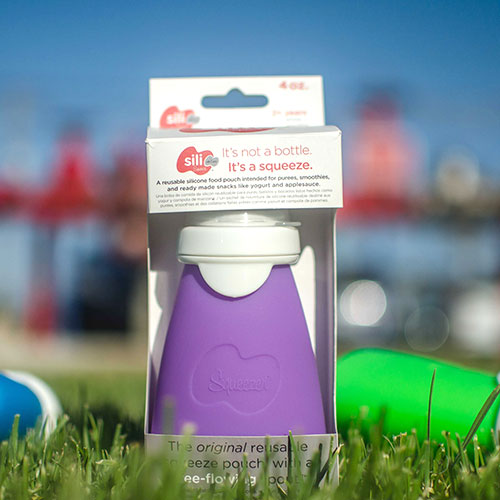 Sili Squeeze silicone food pouch designed by ANDESIGN